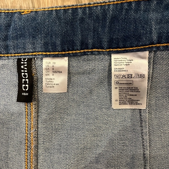 Denim skirt size US 8 - Picture 5 of 7